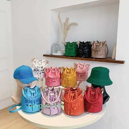 Luxury designer MioZij bucket bag Single shoulder for women in 2024 new trendy lady urban minimalist letter crossbody