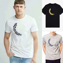 Fred Polo Perry Men Designer T-shirt Top Quality Luxury Fashion Polos Mens Summer Short Sleeved Round Neck Pure Cotton T-shirt Casual T-shirt Bottom Shirt Comfortable