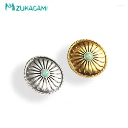 Stud Earrings Brincos Originality Retro Round Concho Zinc Alloy Material For Women Elegant Design Jewellery Wholesale