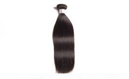 Peruvian Human Hair Extensions Straight Virgin Hair Whole Hair Weaves Natural Colour 95100g piece Silky Straight One Bundle5283893