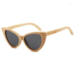 Sunglasses BerWer Natural Bamboo Polarised Sunglass Men Glasses Women UV400 Protection Eyewear