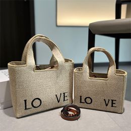 lowew Bag Tote Bag Designer Bag Beach Bag Women's Handbag Embroidered Shopping Bag Grass Women Vegetable Basket French Style Shoulder Bag Luxury Crossbody Bag 960