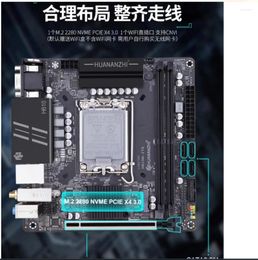 Party Decoration South China Gold H610M-ITX Motherboard Desktop Mini Supports Core 12/13th Generation.