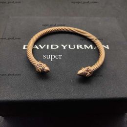 New 2024 DY Desginer David Yurma Jewellery Top Quality Bracelet Simple And Elegant Popular Woven Twisted Rope Fashion Ring David Bracelet Punk Jewellery David Size 2 191