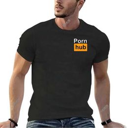Men's T-Shirts PORN-HUB Funny BBQ Barbecue T Shirts Summer Style Graphic Modal Short Slve Pronhub Gifts Bbq Shirts for Men Casual Tops T240425