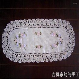 Table Runner Cotton Crochet Lace Woman Like Fashion Embroidered Handmade Tablecloth Placemat Cover