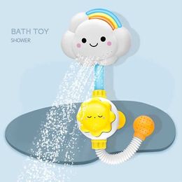 Baby Bath Toys Baby Bath Toys Bathing Cute Swimming Water Spraying Clouds Flowers Shower Bath Toy For Kids swimming pool Water Playing Toy