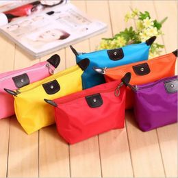 Cosmetic Bag For Women Colourful Waterproof Travel Dumpling Storage Bags Mini Cute Toiletry Makeup Portable Tote Purses 240419