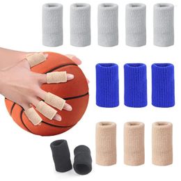 Wrist Support 10Pcs/Set Finger Protection Arthritis Guard Outdoor Sports Basketball Volleyball Elastic Sleeves