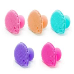 Oft Portable Face Cleansing Pad Comfortable Face Exfoliator Scrubbers Silicone Facial Cleansing Brush