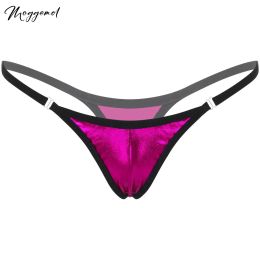 Separates Women Sexy Extreme Mini Micro Tanga Bikini Thong Shiny Metallic Low Rise Gstring Underpants Swimwear Panty Beachwear Nightwear