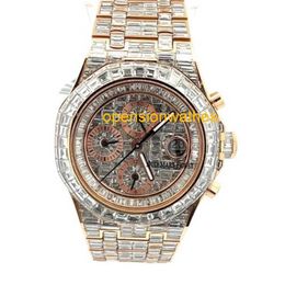Automatic Watch AP Luxury Watches Men's Mens Audemar Pigue Royal Oak Offshore 18k Gold Chandelier Diamond FNSR