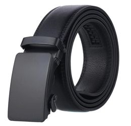 Belts 2022 Men Leather Belt Automatic Buckle Adjustable Black Cow For Tactical Sport Loop Waistband9128315