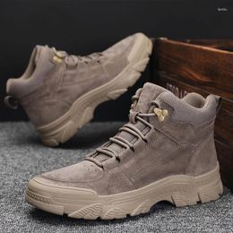 Casual Shoes Brand Men's Leather Platform Sneakers Luxury Boots Rinse Work Tennis Outdoor Hiking Running Designers