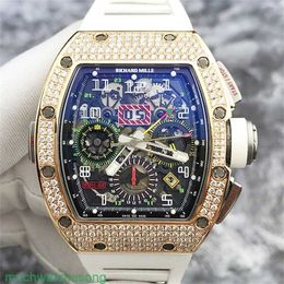 Luxury Wristwatches Automatic Movement Watches Swiss Made 11-02 rose gold chronograph two place mechanical watch P1KW