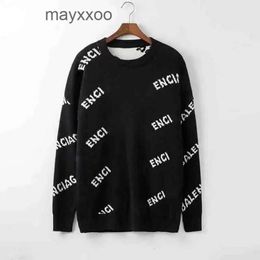 Fashion Men Sweaters Hoodies New balencgs Designer Sweater women Sweater sweaters Round neck pullover Letter embroidery mujer Sweatshirt tracksuits Pu 5Z7R