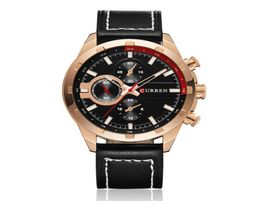 Curren Brand Men Leather Casual Watch Quartz Date Clock Man Sport Watches Men039s Wristwatch Relojes Hombre Whole 82165350884