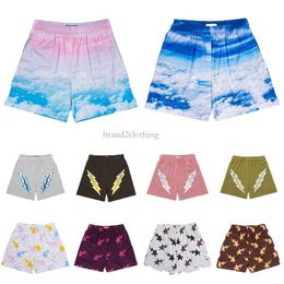 Designer shots Mens Mesh Swim Shorts Street Womens Bech Shorts Basketball Short Running Cloud Top Fiess Loose Fit Sport Quarter Pants M-3XL