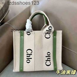 Woody Capacity Canvas Bag Designer Fashion Cloee Letter Versatile Bags Large Totes Women's 2024 Shopping Portabl RA2K