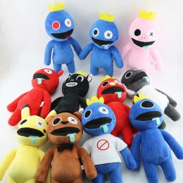 Wholesale of cute rainbow plush toys for children's gaming partners, Valentine's Day gifts for girlfriends, home decoration