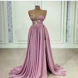 Платье шифоновый дизайнерский дизайнерский выпускной выпускной фиолетовый шикарные шикарные бусинки безмолвные вечерние платья на заказ рубца de soiree es