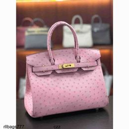 Ostrich Handbag Cestbau Bag Platinum 25cm30 Womens Celebrity Bag Any Style Genuine Leather
