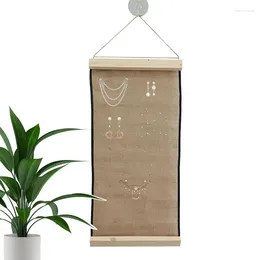 Storage Bags Earrings Hanging Organiser Wall Earring Holder Hanger For Jewellery Necklace Ring Stud Display Stand