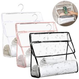 Storage Bags Bathroom Hanging Bag Waterproof Hyaline Organizer For Shower Phone Towel Clothes