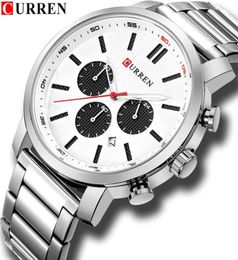 2018 Top Brand Luxury Men039s Watches Date Clock Male Sports Timing Watches CURREN Mens Quartz Casual WristWatch Relogio Mascul8193194