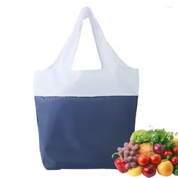 Storage Bags Reusable Grocery Eco-friendly Bag Polyester Travel Women's Handbags Heavy Duty Waterproof Portable