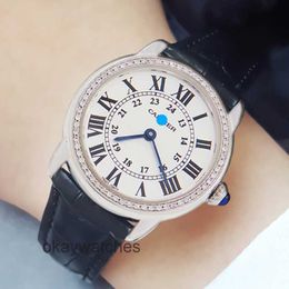 Dials Working Automatic Watches Carter Watch Womens London SOLO W6700155 Fine Steel Diamond 29mm Quartz