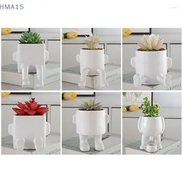 Vases Peeing Vase Planter For Succulents Air Plants Ceramic Plant Pot With Drainage Holes Cactus Flowers Indoor