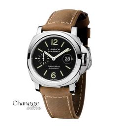 Mens Designer Watches Stainless Steel Luxury Quartz Watch Panahei Swiss Watch Lumino Series Automatic Mechanical Watch Observatory Certified Mens Watwl P7ED