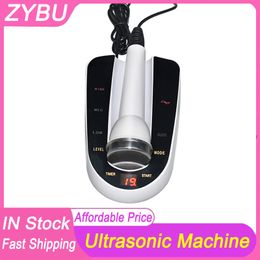 Portable 2 in 1 Ultrasonic Face Massager Facial Neck Eye Massage Introducer Beauty Lifting Skin Rejuvenation Anti Ageing Device High Frequency Ultrasound Eyes Care