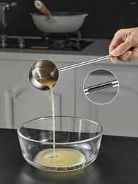 Dinnerware Sets 304 Stainless Steel Oil Splash Long Handle Spoon - Kitchen Gadget For Soup