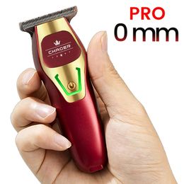 Powerful Professional Hair Trimmer Men 0 MM T Blade Electric Clipper Rechargeable Barber Haircut Machine Beard Shaver 240411
