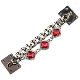 Chain Link Bracelets Mobile Phone Wrist Net Red Model Stick Drill Diy Accessories Beauty Drop Delivery Jewellery Dh0M3