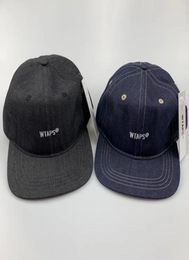 WTAPS Embroidery Flat Brim Baseball Cap Men Women Denim Dad Hat Hip Hop Snapback Trucker Caps Golf Outdoor Adjustable Harajuku T208184679