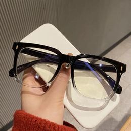 Sunglasses Oversized Myopic Lens Glasses Women Men Anti-blue Light Nearsight Myopia Diopter Lens Eyewear Luxury Prescription Eyeglasses 5 Colours