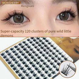 False Eyelashes 10 Rows Of Grafted 3D Mink Natural Simulation Single Cluster Segmented Reusable Lazy Fast Grafting