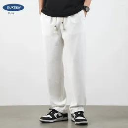 Men's Pants EN American Vertical Striped Straight For Summer Loose And DrapeD SportS Wide Leg HigH Street Casual