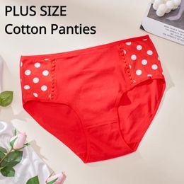 Women's Panties CINVIK 3PCS Cotton Briefs Women Lingerie Plus Size Cheeky Female Sexy Comfortable Underwear Soft Ladies