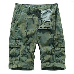 Men's Pants Cargo Shorts Lightweight Slacks Summer Trousers For Mens Printing Sport Pockets Comfy Workwears Male
