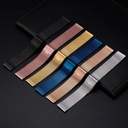 Stainless Steel Strap For Xiaomi Mi Watch Colour Band Metal 22MM Quick Release Bracelet For Amazfit Pace Stratos 3 2 2S GTR 47MM