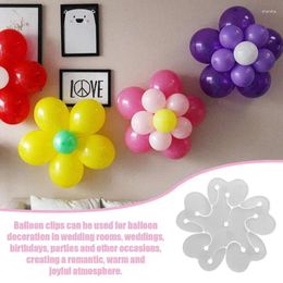 Party Decoration Balloon Seal Clip Plum Flower Shaped Clips Multi Sticks Accessories Double Modelling Supplies