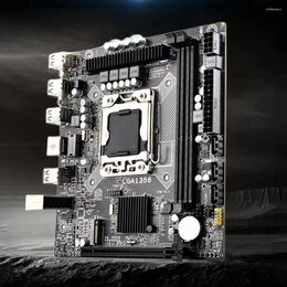 Motherboards X79A V2 Computer Motherboard 3 SATA2.0 M-ATX 64GB LGA1356 2 DDR3 Desktop Mainboard Support M.2 NVME 10 USB2.0 100M NIC