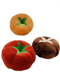 Pillow Vegetable Chair Bucushion Dining Seat Office Stool Sofa Shiitake Mushroom Pe