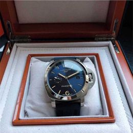 Panerei Submersible Watches Panerei Swiss Watch Sneak Series Movement Sapphire Mirror 44mm Imported Rubber Watchband Brand Italy Sport 5CSE