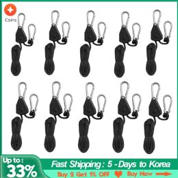 Tools 4/6/8/10/12/14/16pcs Pulley Ratchets Kayak and Canoe Boat Bow Stern Rope Lock Tie Down Strap 2M Heavy Duty Adjustable Rope