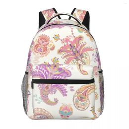 School Bags Paisley 3d Print Bag Set For Teenager Girls Primary Kids Backpack Book Children Bookbag Satchel